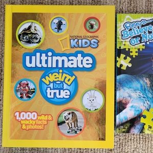 Ultimate Weird But True book and Ripley's Believe It Or Not book
